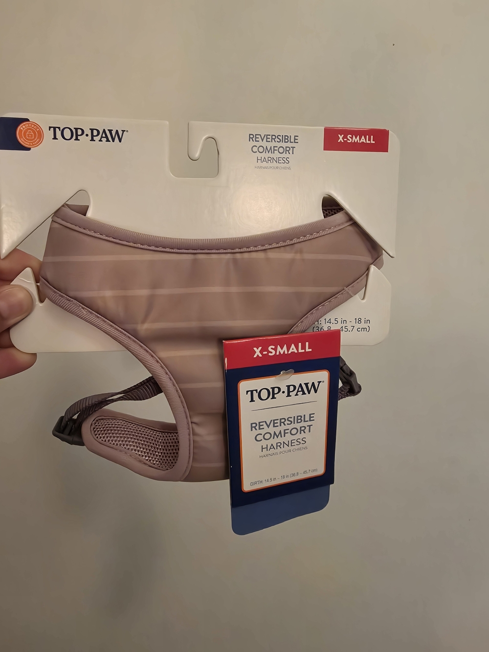 Top Paw Reversible Comfort Harness - Purple (X-Small)